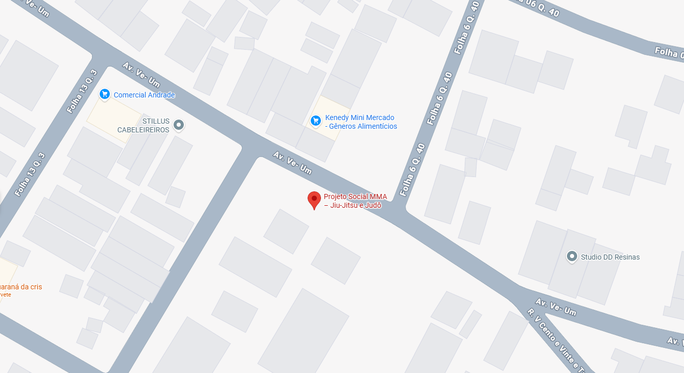 Localização Projeto Social MMA